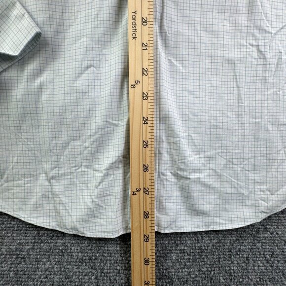 Brooks Brothers Long Sleeve Button Up Shirt Blue Check 15 34/35 Regent Non Iron - Picture 4 of 15